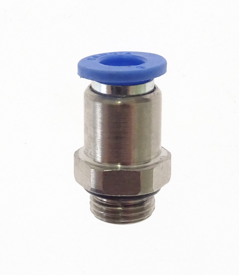 Přípojka pneumatická rovná, závit 1/4" AG, pro hadici 6 mm