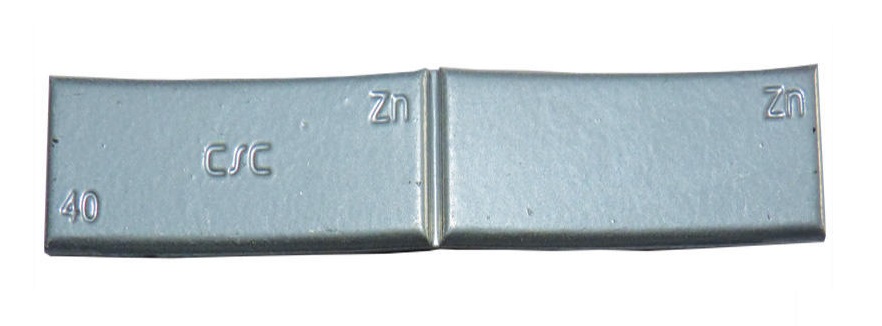 Ferdus Závaží samolepící zinkové ZNC 10 g, šedý lak - 1 kus Varianta: ZNC 40 g. šedý lak. 1 ks