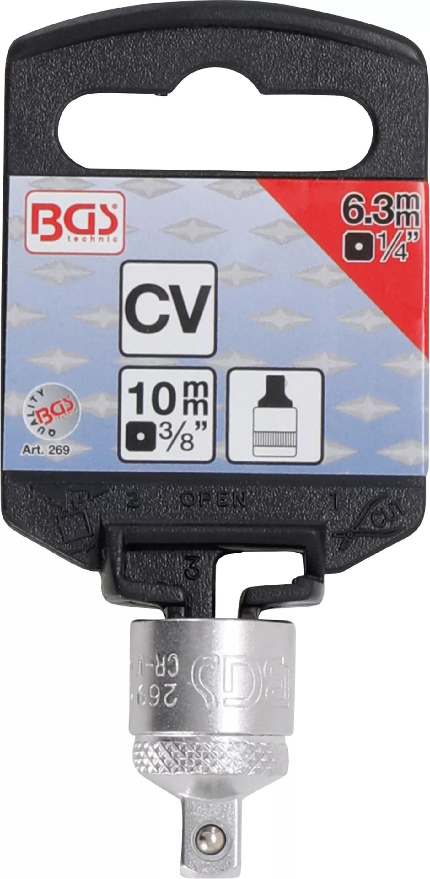 Redukce 3/8” vnitřní na 1/4” vnější - BGS 269