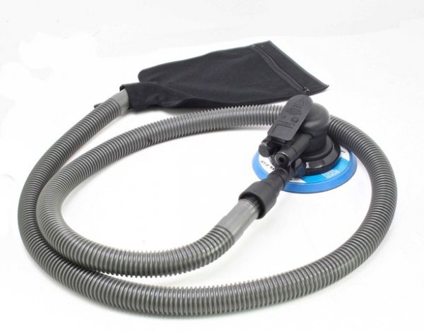 Pneumatická excentrická bruska a leštička, automatické odsávání – SATRA