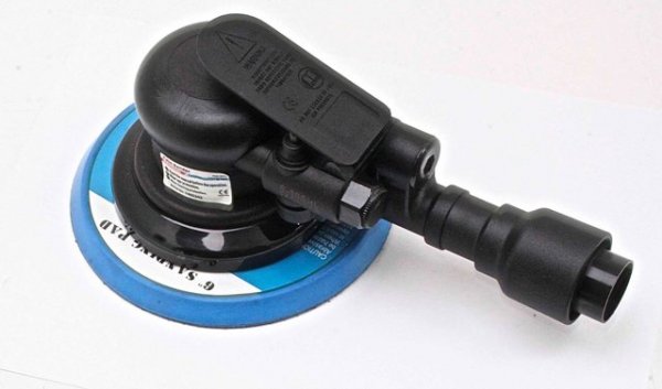 Pneumatická excentrická bruska a leštička, automatické odsávání - SATRA