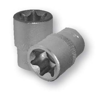 Nástrčné hlavice TORX E 3/8", rôzne rozmery - ASTA