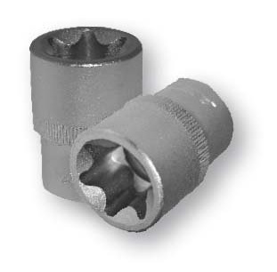 Nástrčné hlavice TORX E 3/8", různé rozměry - ASTA Velikost: E8