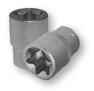 Nástrčné hlavice TORX E 3/8", různé rozměry - ASTA Velikost: E8