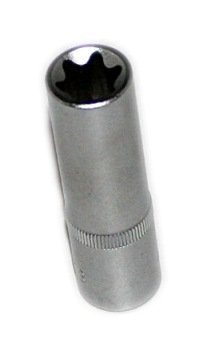 Nástrčné hlavice TORX E 3/8", prodloužené 63 mm, různé rozměry - ASTA Profil: Torx, Velikost čtyřhranu: 3/8", Velikost: E6