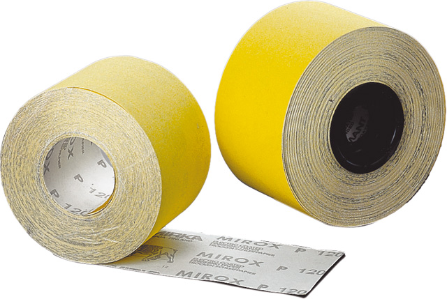 MIRKA Brusné papíry 93 mm x 50 m, role, různé hrubosti Zrnitost: P40