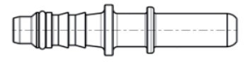 Hadicová spojka 8 mm, 5/16″-6 Normaquick, sada 2 ks – Kunzer