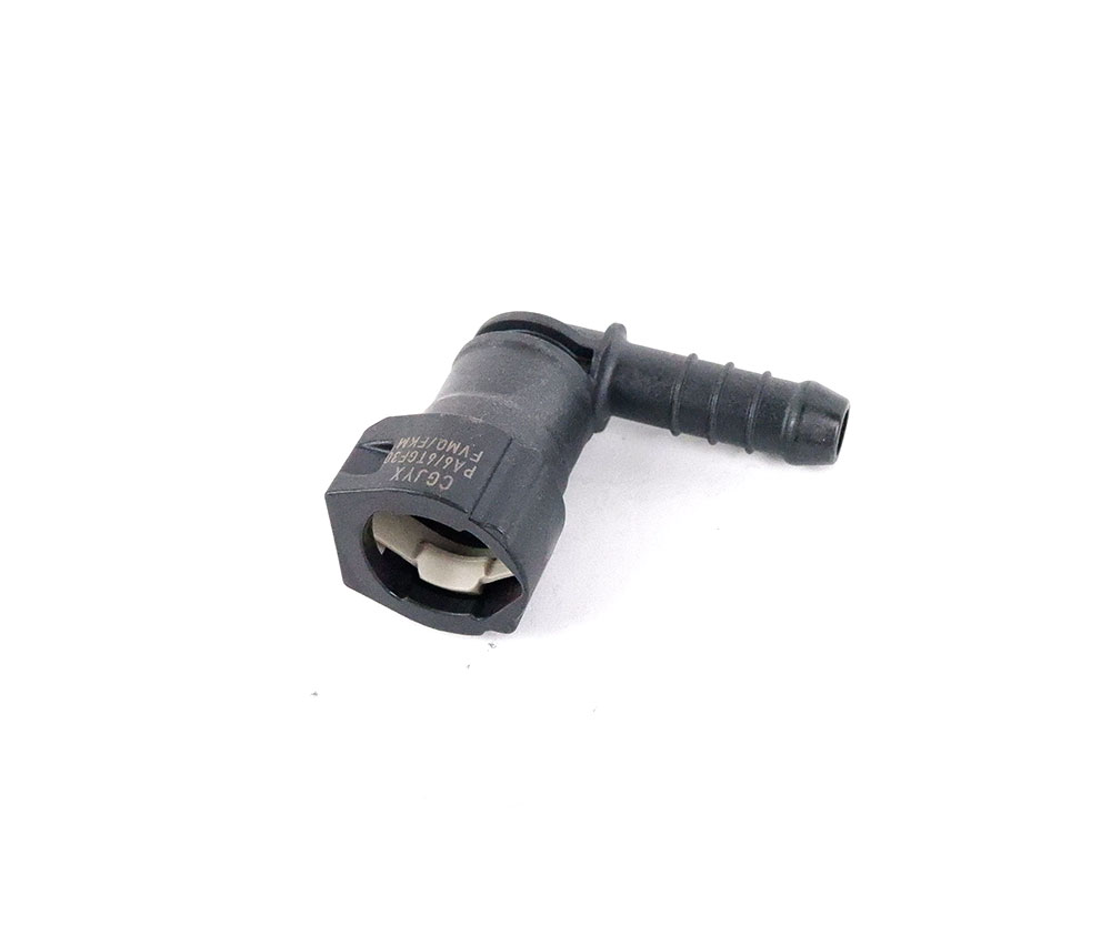Konektor palivového vedení SAE 7,89 - 8 mm, zahnutý 90 stupňů, sada 3 ks - Kunzer