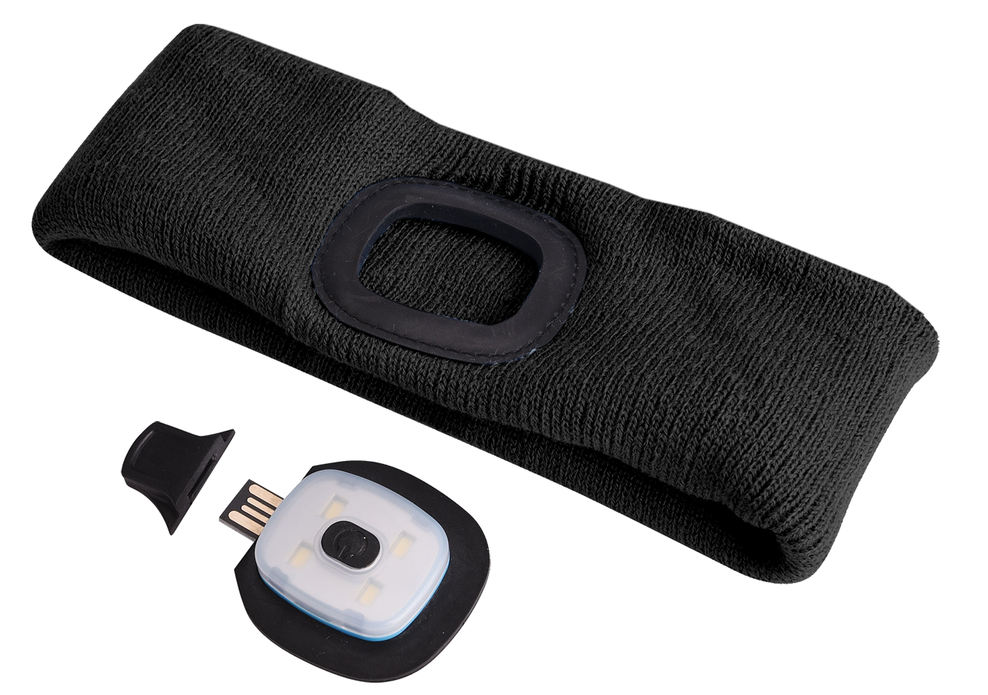Čelenky s čelovkou 180 lm, nabíjecí USB, univerzální velikosti, různé barvy - SIXTOL Barva: modrá - Obrázek 3