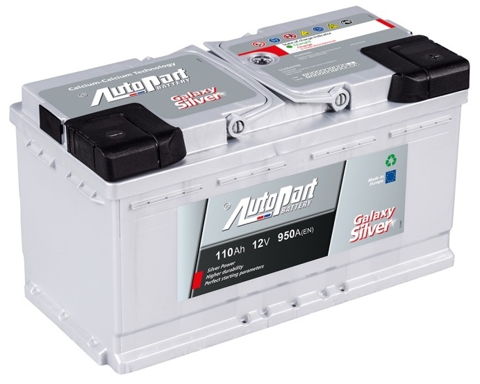 Autobaterie Galaxy Silver 110 Ah 12V, 353x175x190 mm