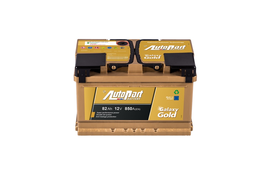 Autobaterie Galaxy Gold 82 Ah 12V, 278x175x190 mm
