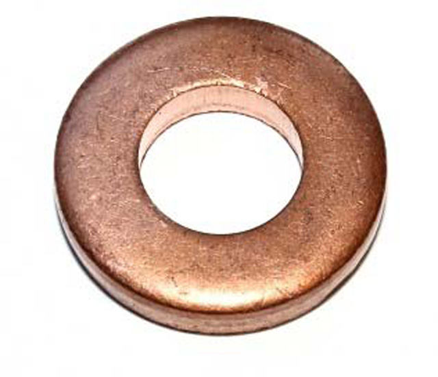 Elring Těsnění pod vstřikovače diesel common rail 7,2 x 16 x 1,5 mm, měděné Velikost: 7.3x14.9x3 mm
