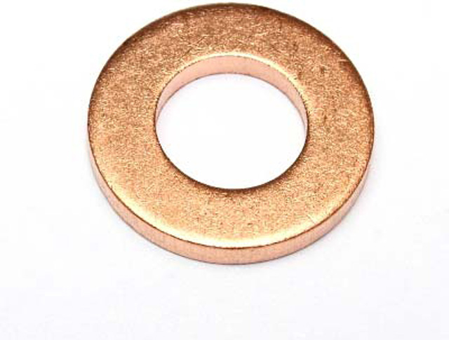 Elring Těsnění pod vstřikovače diesel common rail 7,2 x 16 x 1,5 mm, měděné Velikost: 7x13.6x1.6 mm