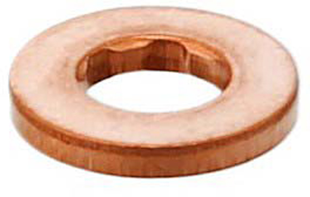 Elring Těsnění pod vstřikovače diesel common rail 7,2 x 16 x 1,5 mm, měděné Velikost: 7.07x14.9x2.1 mm