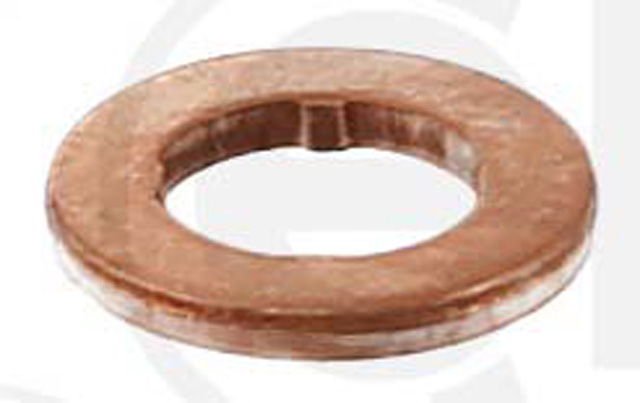 Elring Těsnění pod vstřikovače diesel common rail 7,2 x 16 x 1,5 mm, měděné Velikost: 7.7x13x1.5 mm