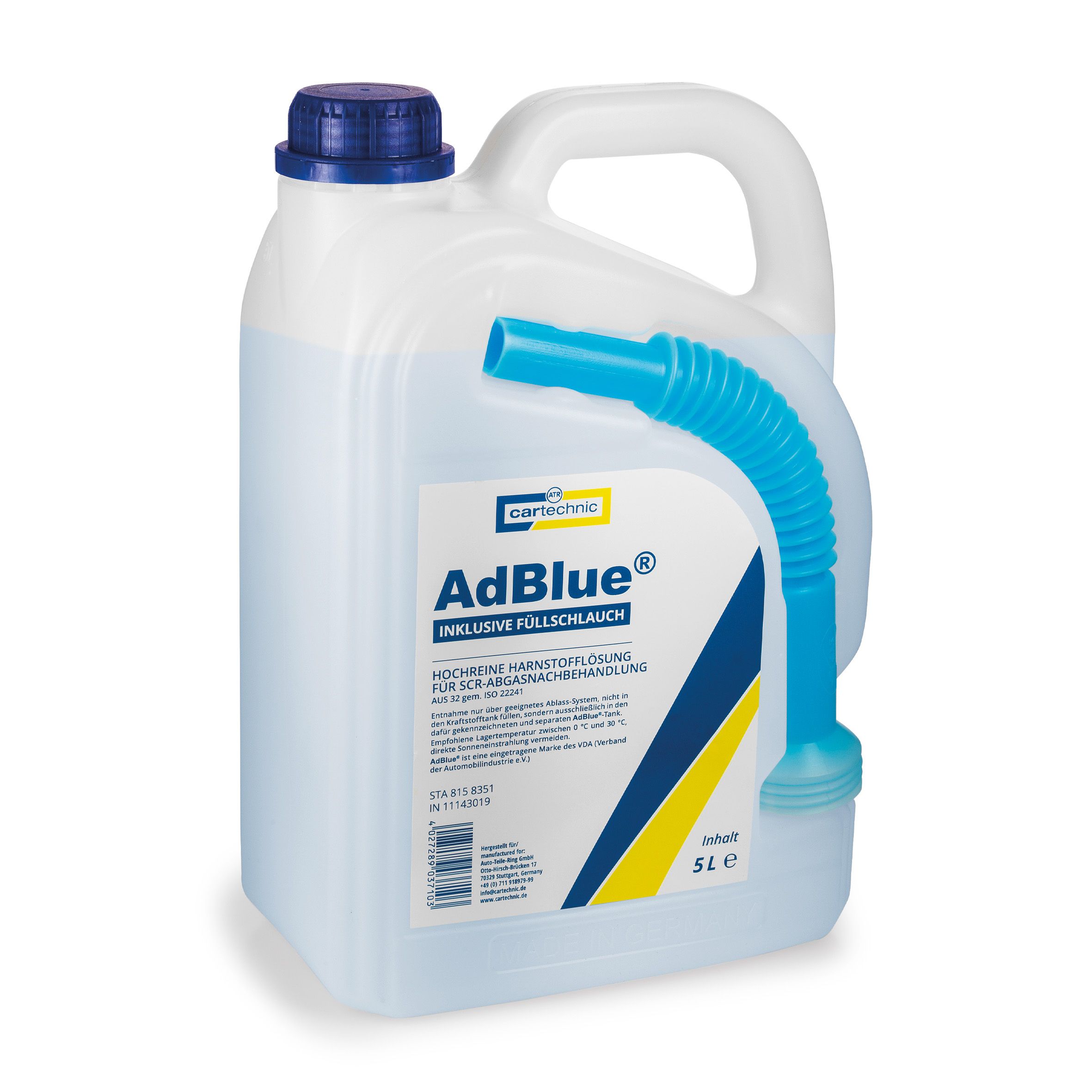 AdBlue - katalytické činidlo SCR, různé objemy - Cartechnic Objem: 5 L