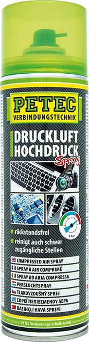 Stlačený vzduch ve spreji - Petec