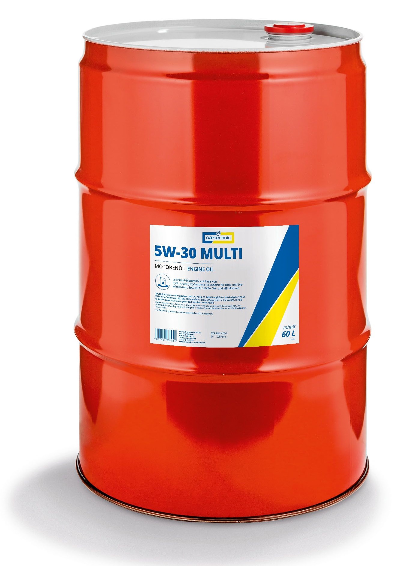 Motorový olej 5W-30 Multi, různé objemy - Cartechnic Objem: 60 L