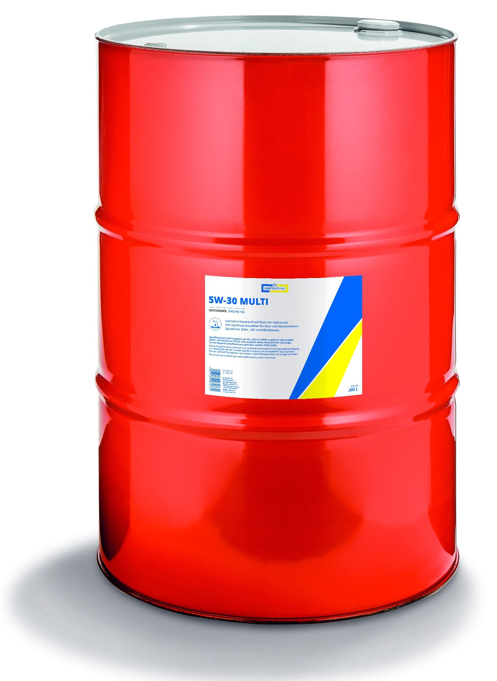 Motorový olej 5W-30 Multi, různé objemy - Cartechnic Objem: 205 L