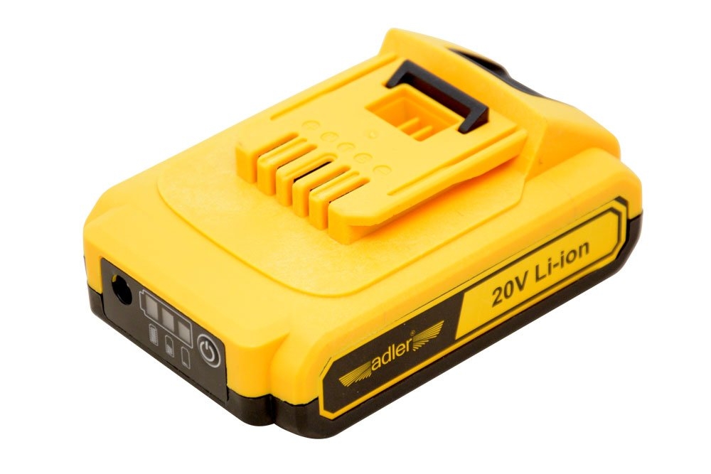 Baterie - akumulátor Li-Ion 2.0 Ah 20 V, pro AKU nářadí - ADLER 3411.2