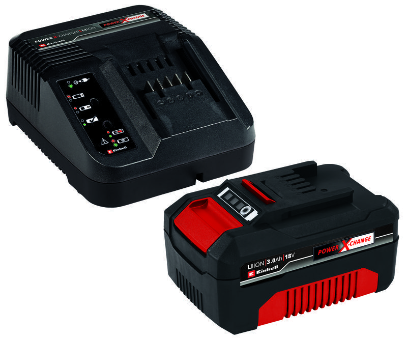 Startovací sada Power X-Change, 3 Ah baterie (18 V) a nabíječka - Einhell