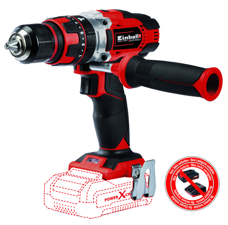 Aku vrtačka s příklepem TE-CD 18/48 Li Power X-Change, s LED osvětlením - Einhell