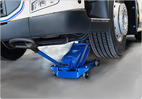 AC Hydraulic Hydraulický zvedák pojízdný, velká nosnost 10 t, 150-585 mm, velká rukojeť - DK100Q - Obrázek 3