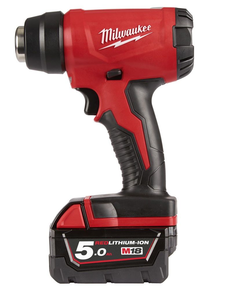 Aku horkovzdušná pistole 18V 5,0 Ah, rychlé zahřívání - Milwaukee M18 BHG-502C