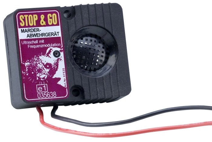 Ultrazvukový odpuzovač kun z motorového prostoru Stop a Go, elektrický 12V