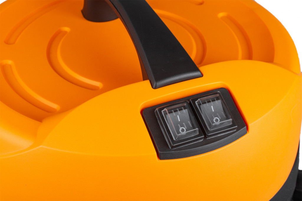 Průmyslový vysavač 2400 W, 75 l, dvoumotorový, pro mokré i suché vysávání - HOTECHE