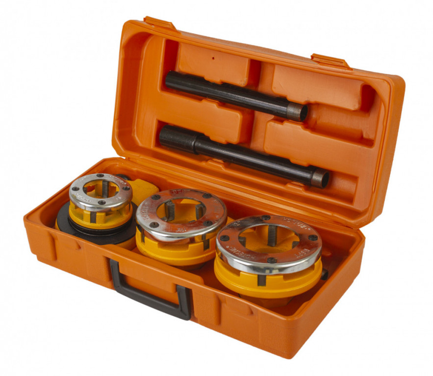 Ráčnové závitníky na trubky 1-1/4" - 2", sada 3 ks - HOTECHE