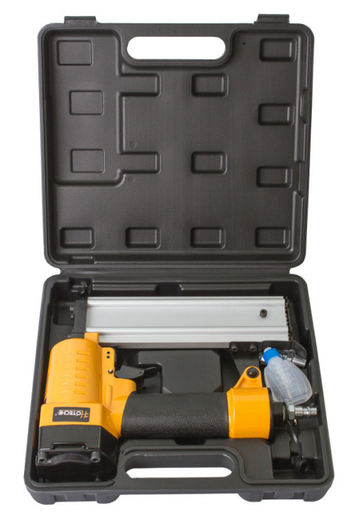Pneumatická hřebíkovačka 10-50 mm, sada v kufříku - HOTECHE