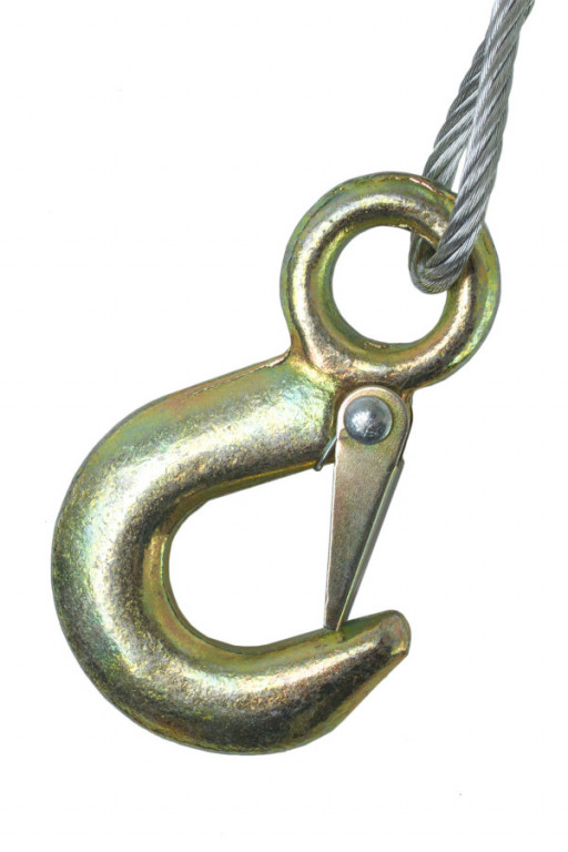 Ruční naviják 900 kg, lano 10 m s hákem - HOTECHE