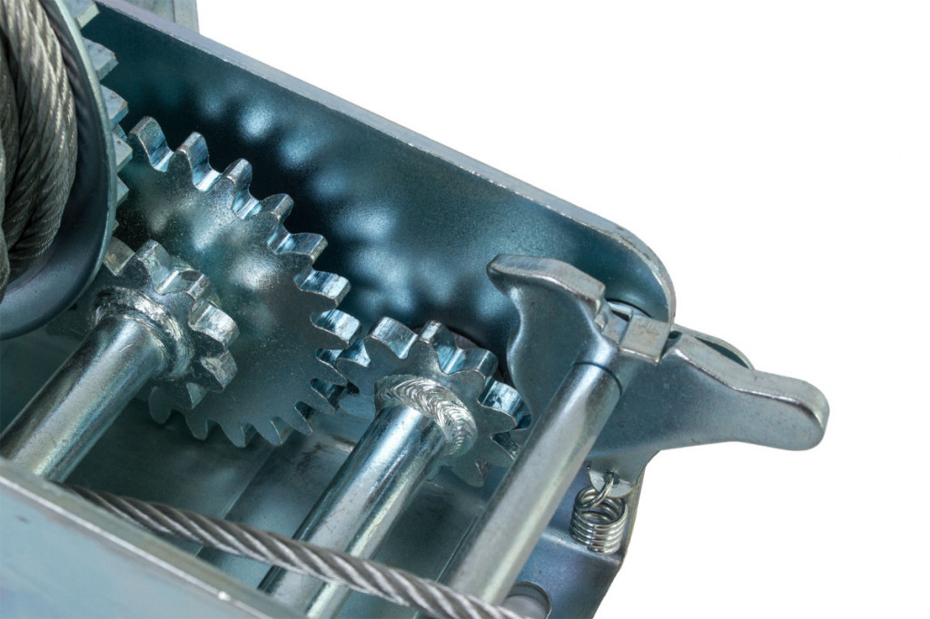 Ruční naviják 900 kg, lano 10 m s hákem - HOTECHE