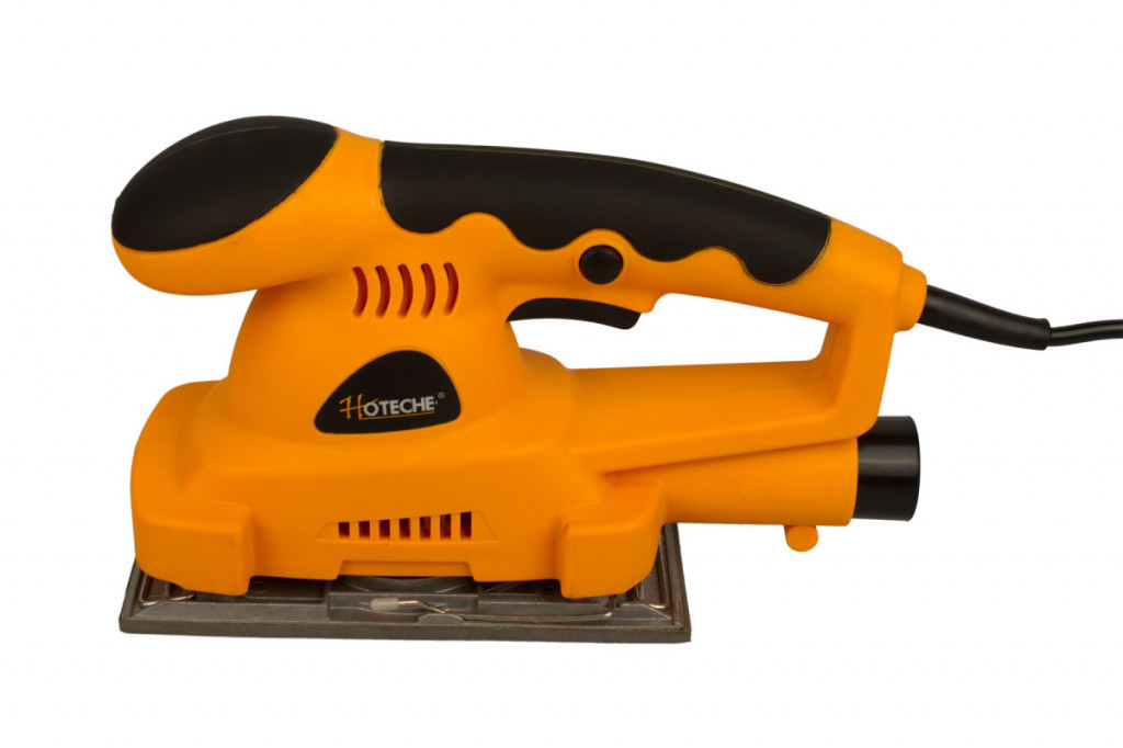 Vibrační bruska 180 W, 187x90 mm, s odsáváním - HOTECHE