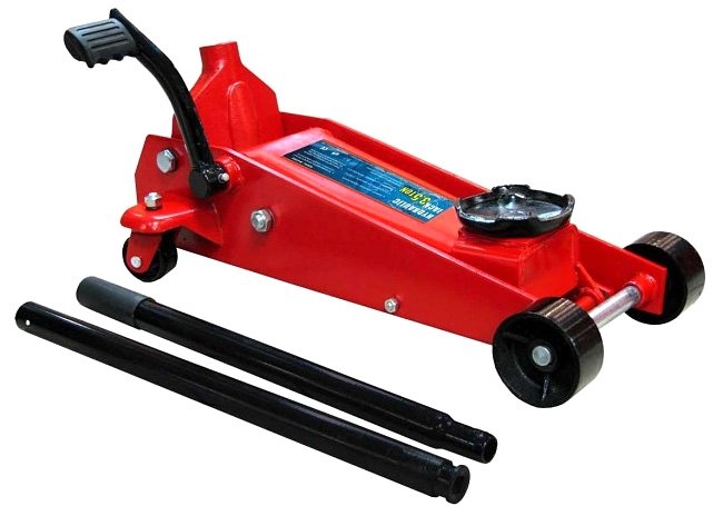 Hydraulický zvedák pojízdný 3 t, 145-500 mm, rychlozdvih - T83502