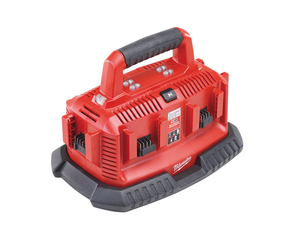 Nabíječka baterií Li-Ion sekvenční 14V a 18V, 6 portů - Milwaukee M18 MULTIBAY M1418 C6