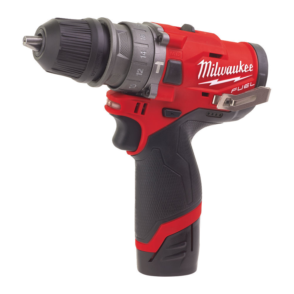 Aku příklepová vrtačka-šroubovák 12V, rychlovýměnné sklíčidlo - Milwaukee M12 FPDXKIT-202X