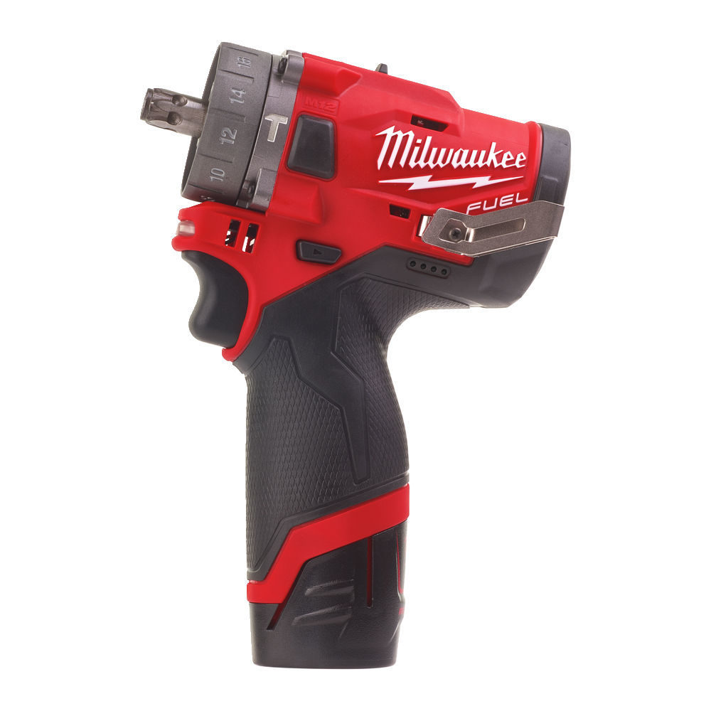 Aku příklepová vrtačka-šroubovák 12V, rychlovýměnné sklíčidlo - Milwaukee M12 FPDXKIT-202X