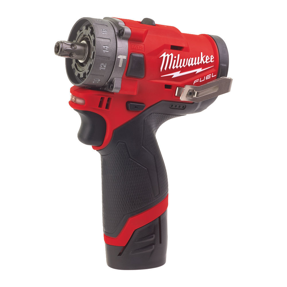 Aku příklepová vrtačka-šroubovák 12V, rychlovýměnné sklíčidlo - Milwaukee M12 FPDXKIT-202X