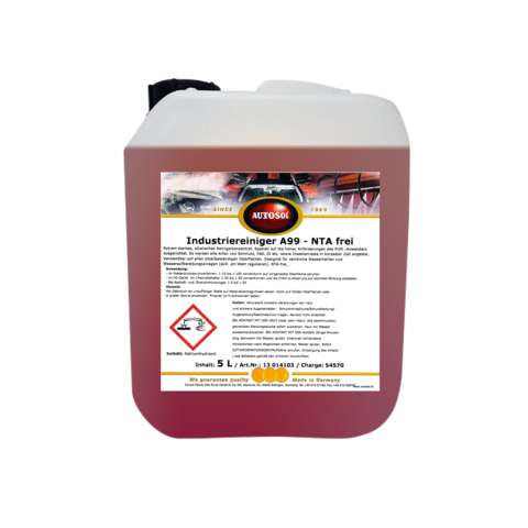 Industrial Cleaner A99 průmyslový čistič, kanystr 5 litrů