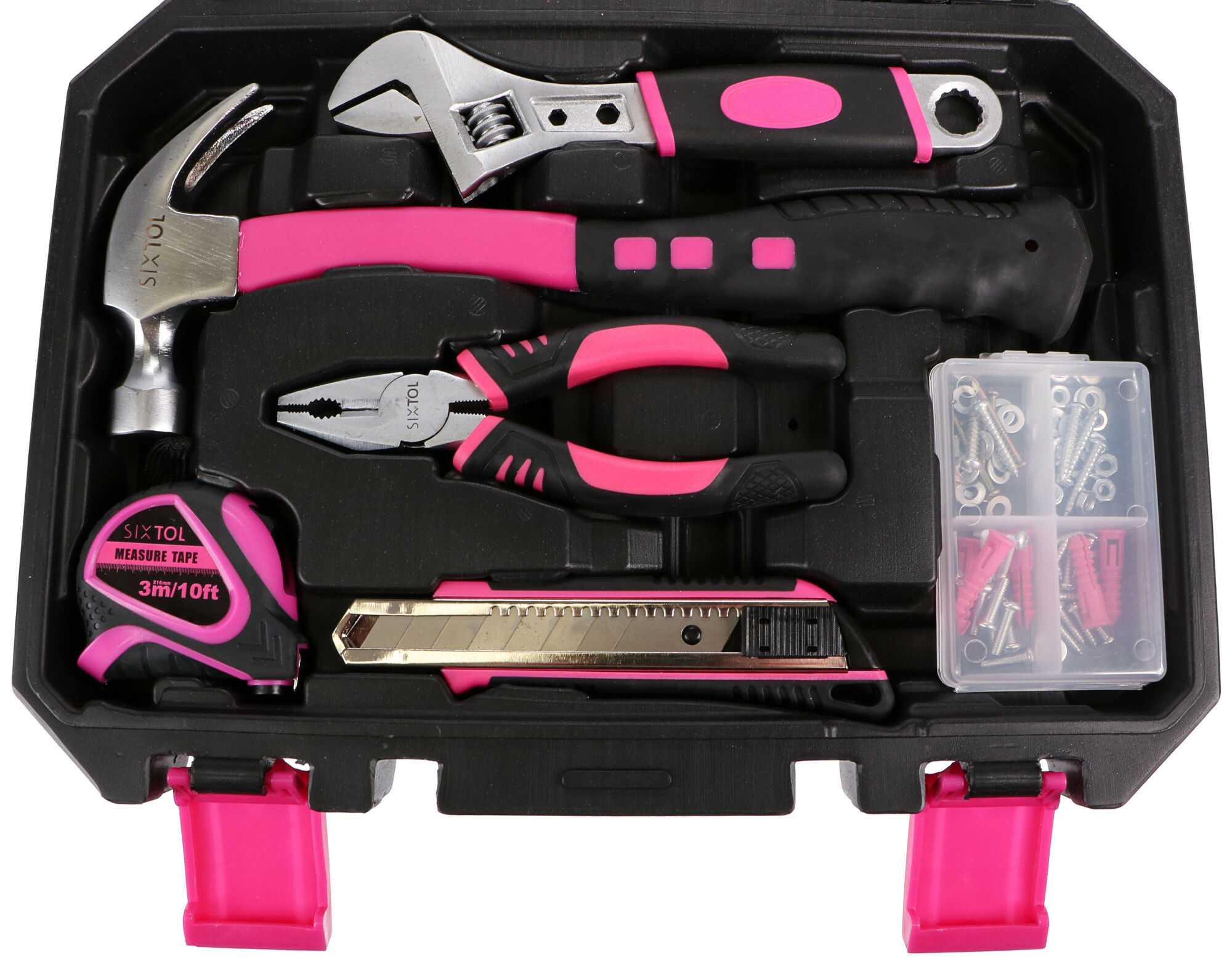 LADY - sada nářadí HOME PINK, 88 dílů - SIXTOL