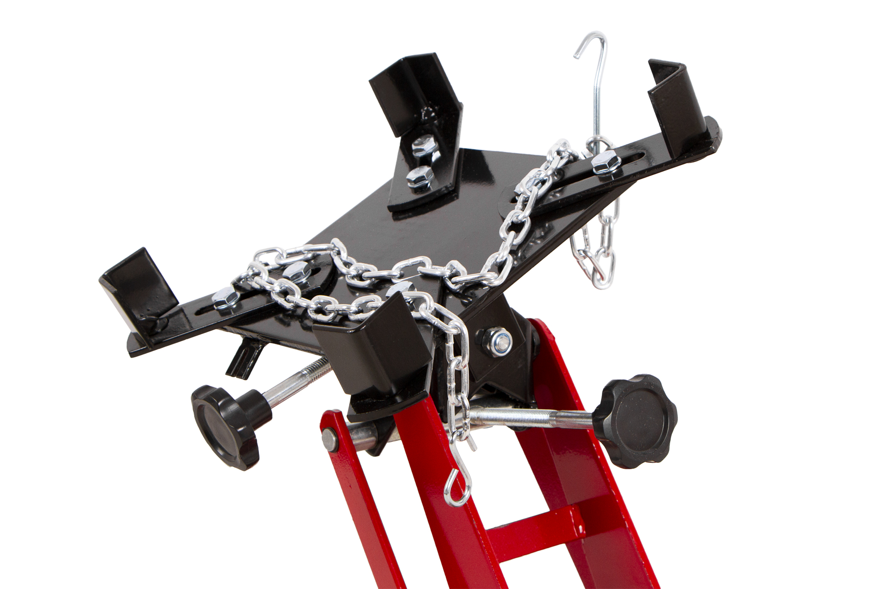 Hydraulický zvedák převodovky a motoru, nosnost 500 kg, pojízdný s uchycením - TW05001