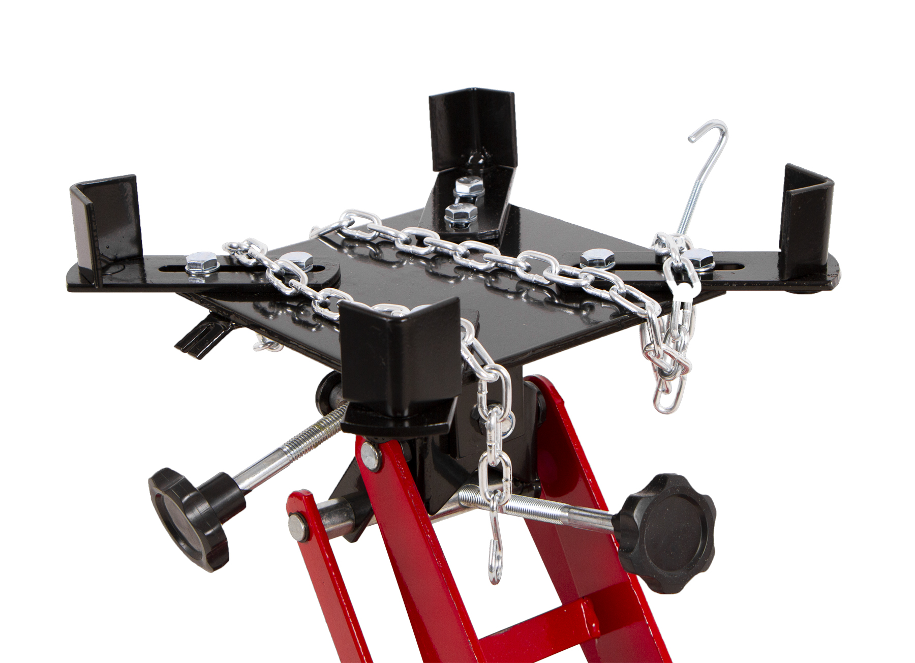 Hydraulický zvedák převodovky a motoru, nosnost 500 kg, pojízdný s uchycením - TW05001