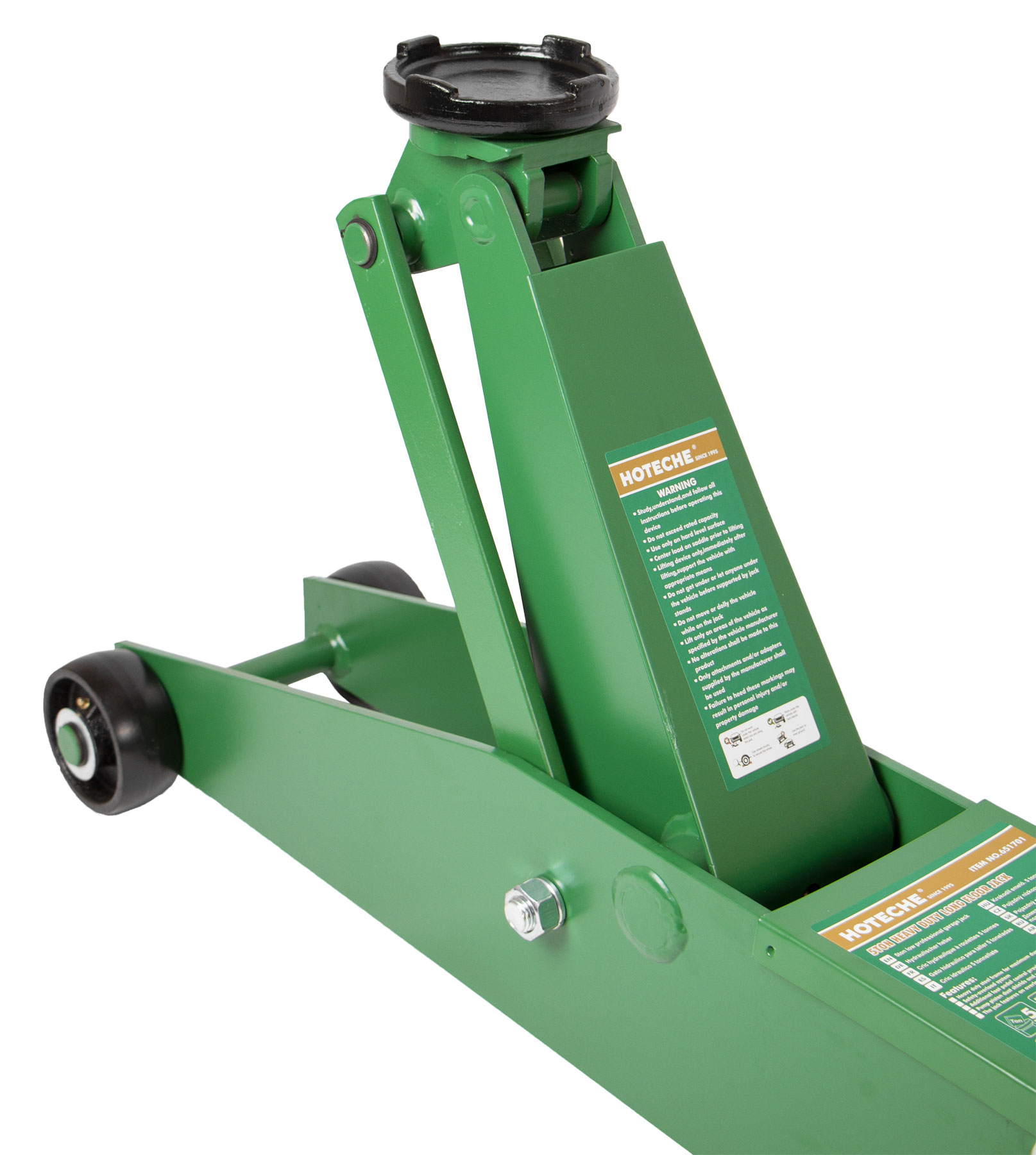 Hydraulický zvedák pojízdný 5 t, 160-560 mm, prodloužený 140 cm, rychlozdvih - HOTECHE