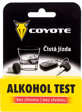 Alkohol tester - detekční trubička, jednorázový - COYOTE