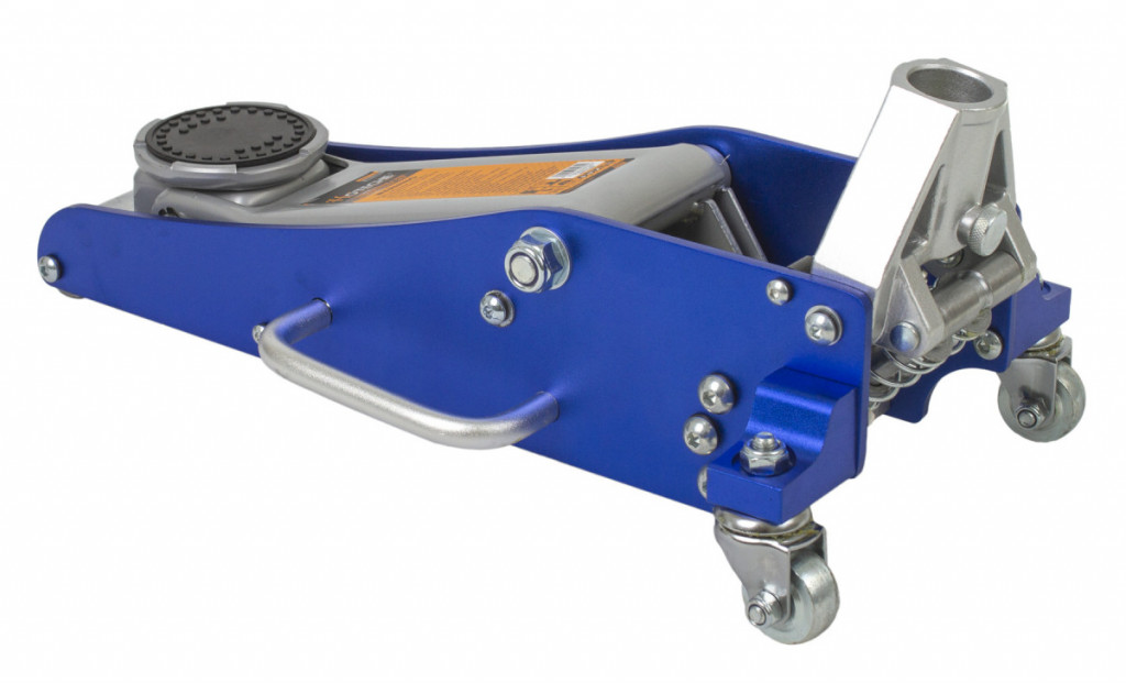 Hydraulický zvedák pojízdný 1,5 t, nízkoprofilový, 90-358 mm, hliníkový - HOTECHE