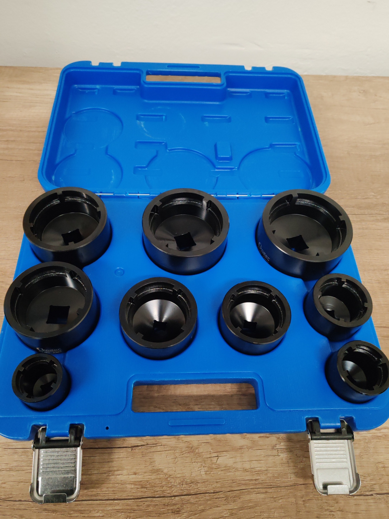 Nástrčné hlavice - klíče 1/2" 26-88 mm, na hřídelové KM matice, sada 9 ks