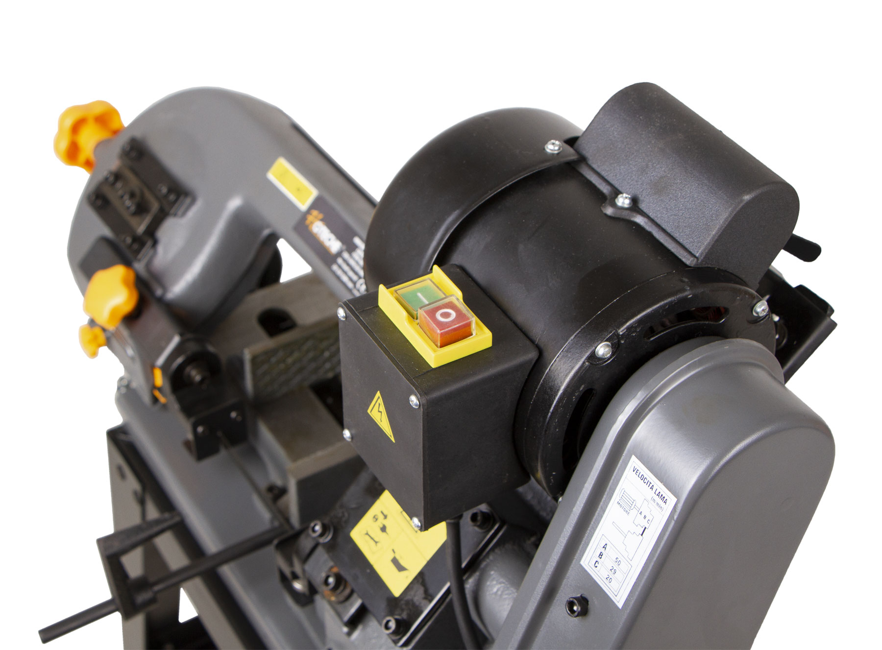 Pásová pila na kov 90 mm, 400 W, přenosná - HOTECHE