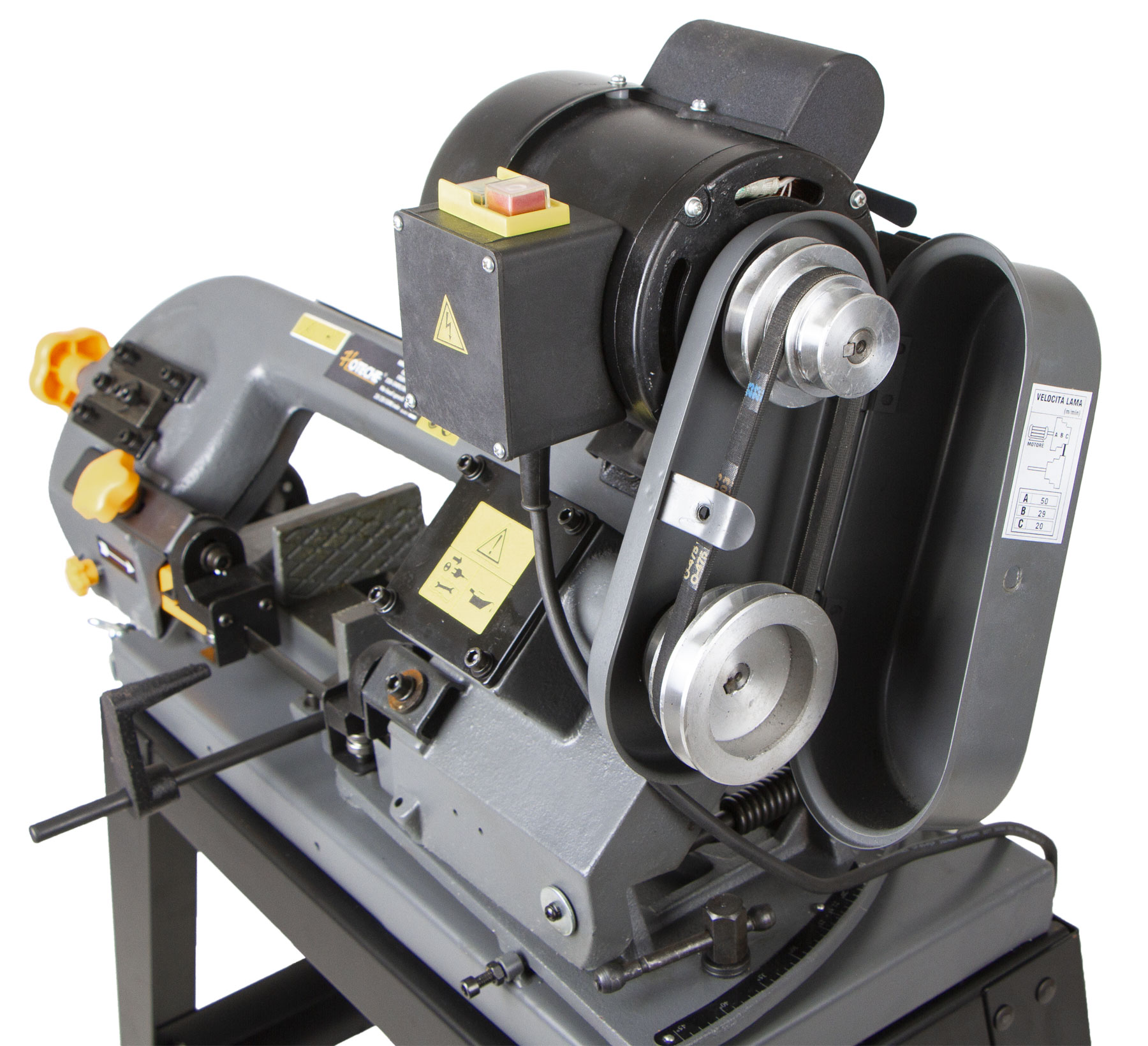 Pásová pila na kov 90 mm, 400 W, přenosná - HOTECHE